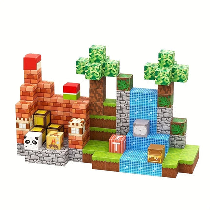 150-Piece Magnetic Building Blocks Set STEM Educational Toys Festive Fun Choice Includes 6 Shapes Can Build 3D Models Perfect Ea