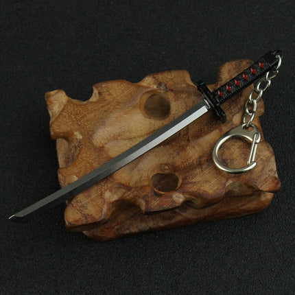 Anime Bleach Necklaces Zangetsu Zanpakutou Sword Key Chain Hitsugaya Toushirou Katana Keychains Accessories   ﻿