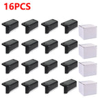 black 16pcs / Warm light