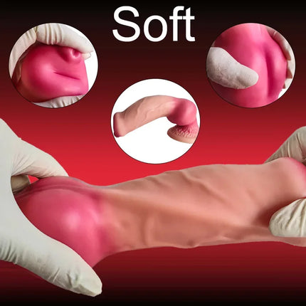 Realistic Dog Dildo Big Butt Anal Plug Vaginal Masturbation Adult Sex Toy Suitable For Male And Female Huge Monster Horses Penis