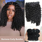 Burmese Curly / 28 28 30 30 / 30%-55%|United States|Remy Hair