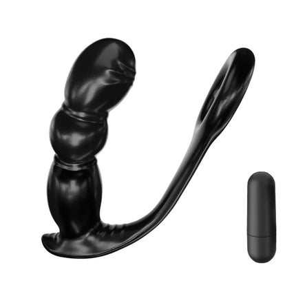 Male Prostate Massage Remote Anal Vibrator 10 Speeds Delay Ejaculation Ring Testis Stimulate Anus Plug Butt Adult Sex Toys 18+