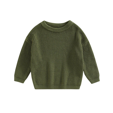 0-9M Autumn New Baby Boys Girls Clothes Baby Sweater Toddler Knit Sweater Newborn Knitwear Long Sleeve Cotton Baby Pullover Tops