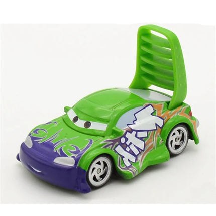 Pixar Cars 3 The Thunder Valleycrash Party Sheriff Mud McQueen Miss Mr Destroy Metal Diecast Toy Car Kids Birthday Gifts