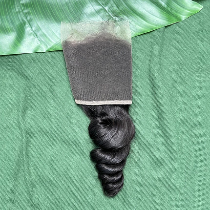 Loose Wave 13x4 HD Lace Frontal Invisible HD Lace Melt Skin PrePlucked Bleached Knots 100% Raw Virgin Human Hair Natural Color