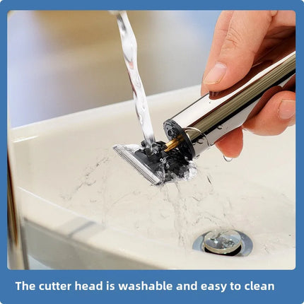 Men's Professional Hair Clipper USB Charging Hair Trimmer Electric Hair Cutting Machine Vintage Hair Cutting Kit with Guide Comb