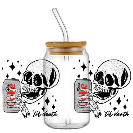 New Design Diet Coke 3D Decal UV DTF Cup Wraps for 16oz Glasses DIY Mug Phone Waterproof Transfer Sticker