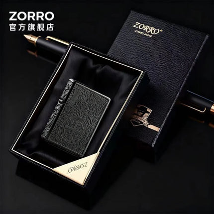 ZORRO Black Titanium Constantine Kerosen Lighter, Personalized Thickened Armor, Gift for Boyfriend Gadgets for Men
