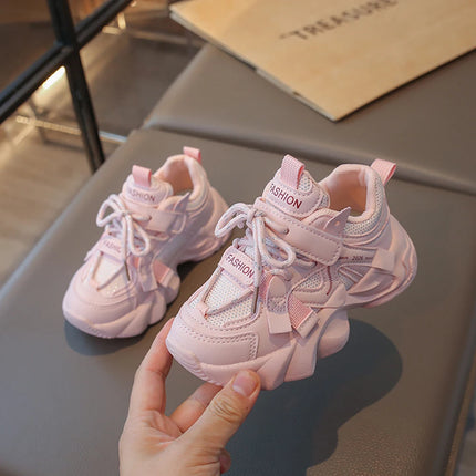 PU Leather Children's Sport Shoes Lightweight Breathable Kid's Sneakers Trend Fashion Boy's Girl's Running Shoes Children Shoes