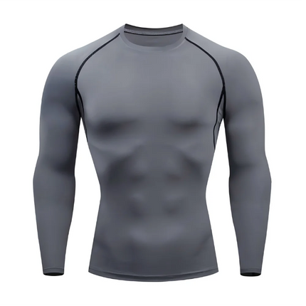 2026 Men Running T shirt Quick Dry Bodybuilding Sport Shirt Long Sleeve Compression Top Fitness Tight Rashgard Gym T-Shirt Men
