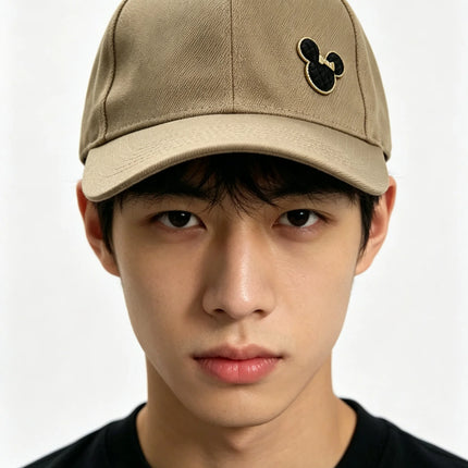 Disney Mickey Stylish Baseball Cap Sun Protective Breathable Adjustable Ideal Casual Hat Big Head Men Women Baseball Cap ﻿