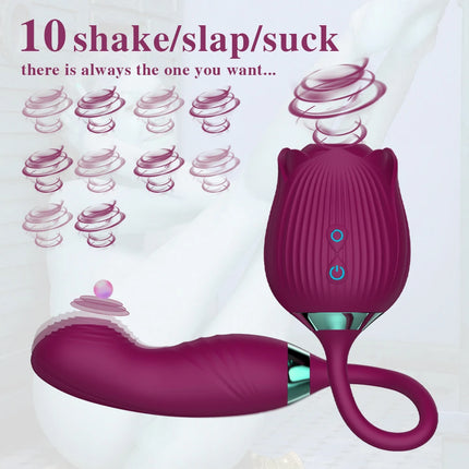 Clitoris Sucker Vibrator for Women Nipples Clit Stimulator Finger Wiggle G-Spot Vibrator Female Masturbator Sex Toy for Women 18