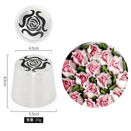 Extra Large Russian Piping Tip-Giant 3D Flower Nozzle for Dramatic Cake Designs Create Massive Buttercream Flowers in 1 Squeeze