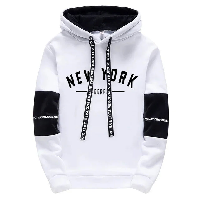 Men's Set/Hoodie/Pants Urban Fashion Autumn Casual Sports Hooded Pullover & Sweatpants Outdoor Street Comfort Hoodies Sportswear