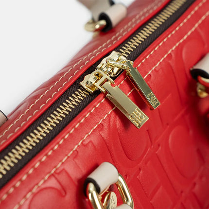 CH Letter Print Boston Crossbody Bag - Women Spring Summer Handbag 2025 / Sac CH Boston Bandoulière - Femme Printemps Été
