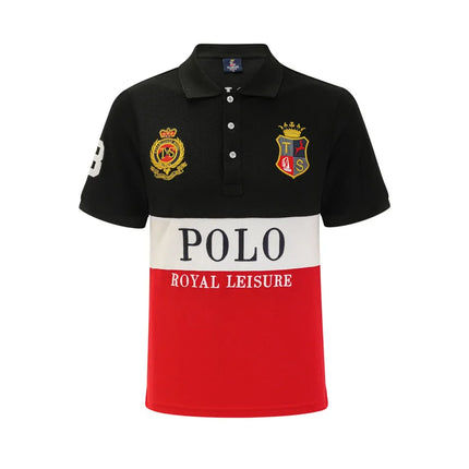 New Oversized Men's Polo Shirt Classic Great Designers Royal Leisure Button Collar T-shirt Golf Plus Size XS-7XL Male Clothing