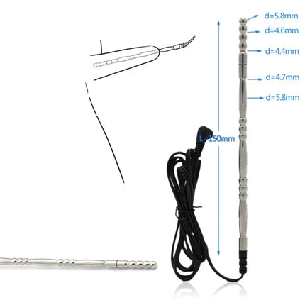 Electric Shock Anal Vagina Plug Urethral Catheter Penis Plug Ring Nipple Clamp Massage Pad Medical Electric Stimulation Sex Toy