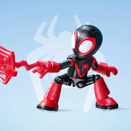 In Stock Genuine Blokees Marvel Spidey Amazing Friend Spider-Man Miles Ant-Man Anime Figure Action Figure Collection Toys Model