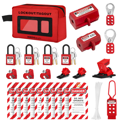 Lockout Tagout Kit,Loto Safety Padlocks,Breaker Lockout, Hasps,Electrical Plug Lockout Tags, Lock Out Tag Out Locks