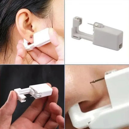 Safety Ear Piercer Gun Kit Women Men Disposable No Inflammation Ear Piercing Device Simple Daily Fashion Jewelry Piercing Tool
