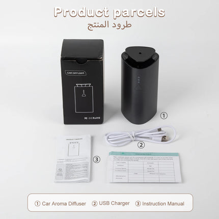 Namste Aroma Diffuser Humidifier Auto Car and Home Dual Modes Fragrance Essential Oil Perfume Flavoring Car USB Charging Mode