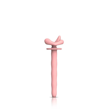 New Silicone Tongue Shaped Hollow Eyebar with Chastity Lock Accessories, Catheter for Men, SM Urethral Stimulation Plug 18+