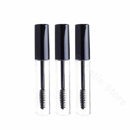 50pcs 10ml Empty Mascara Tube with Eyelash Wand Eyelash Cream Container Bottle with Funnels Transfer Pipettes Refillable Bottle