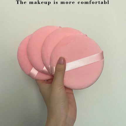 4pcs Add a large makeup sponge powder puff for soft face
