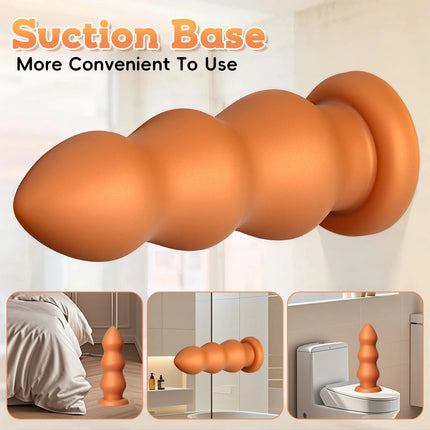 4 Size Big huge anal beads butt plug smooth soft silicone dilatador anal dildo penetration anal toys buttplug Prostate Massage