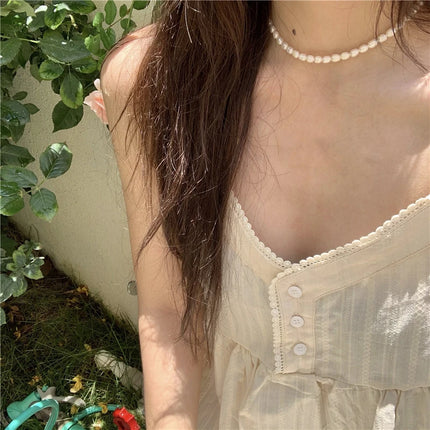 Pure Cotton Mini Strap Vest Women's Youthful Solid Color Versatile Sweet First Love Sle Casual Comfortable Top