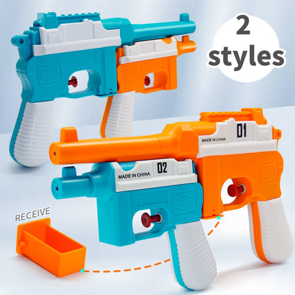 Mauser 2 in 1 Detachable Water Gun, Summer Outdoor Beach Pool Toy with Secret Storage Compartment, Kids Birthday Party Gift