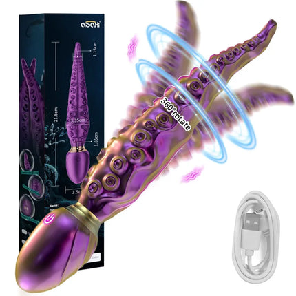 Thrusting Anal Beads Prostate Massager Anal Vibrator Toys Butt Plug Trainer Vibrating Thrusting Sex Toys for Men Women Adult
