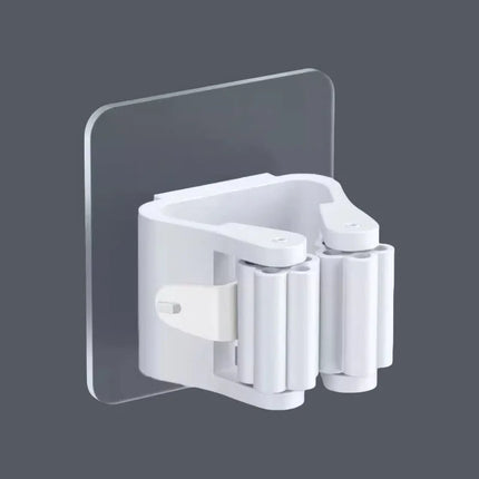 Multi-Purpose Hooks Adhesive Wall Hanging Mop Rack Broom Hanger Hook Kitchen Bathroom Organization Home Organizer Accessories