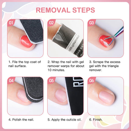 ROSALIND Shiny Gel Nail Polish Soak Off Gel Varnishes Nail Art Semi Permanent UV Glitter Nail Gel Polish Base Top Coat Enamel