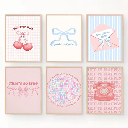 Popular Singer Gracie Abrams Lyrics Inspired Aesthetic Poster Canvas Painting Wall Art Pictures Home Dorm Bedroom Decor Gift