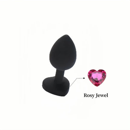 Adult Sex Toys of Silicone  Anue Plug Butt Plug G-spot Prostate Massager with Jewel Accessory for Woman Men Gay Erotic Shop