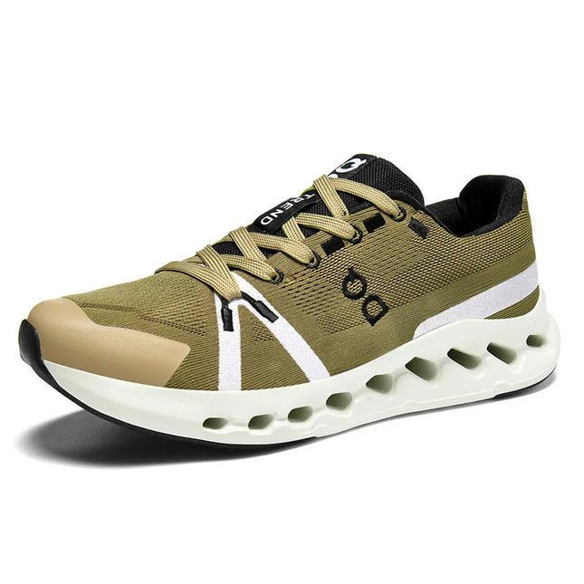 Men's Running Shoes Breathable Lightweight Comfortable Soft Bottom Casual Sports Sneakers Fashionable Shock Absorption