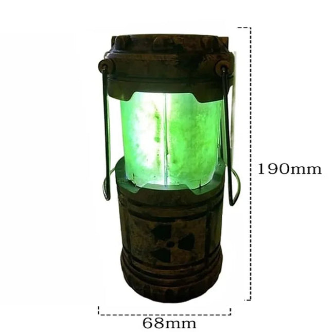 Nuclear Reactor Lantern Lamp Funny Gag Toys Creative Desk Ornaments Cyberpunk Night Light Halloween Prank Gift For Friends Kids