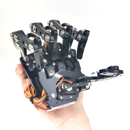 5 Dof Robot Hand with Base Humanoid Robotic Finger Bionic Assembled Mechanical Manipulator Claw for Arduino Programmable Robot