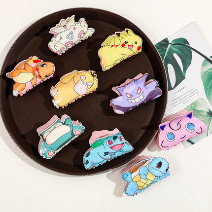 1PC/7PCS"Pokémon" cartoon character hair clip, multifunctional hair accessory