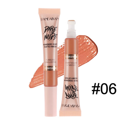 Handaiyan Hose Concealer with Sponge Brush HeadConcealer Liquid ConcealerCover up blemishes on face