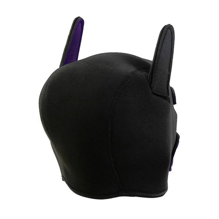 Adjustable Neoprene Puppy Play Hood Mask Pet Roleplay Padded Dog Head Mask BDSM Bondage Gear Adult Fetish Sex Toy for Men Women