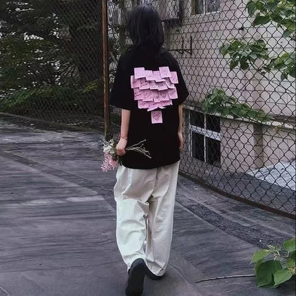 Graphic Essentials with Letter Prints Aesthetic Crewneck Female Streetwear Sweatshirt Pullover Korean Fashion Punk Tops Vintage