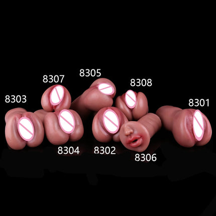 FAAK Soft Silicone Squirting Pocket Pussy Stroker Ejaculation Male Masturbator Realistic Vagina Clit  Anal Sex Toys For Men