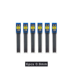 6pcs 0.9mm leads