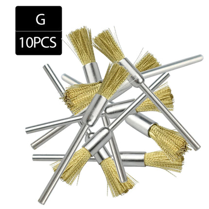 2.35MmX10Pcs Dental Polishing Wheel Wool Cotton Polishing Brushes Polishers for Rotary Tools Jewelry Buffing Polishing Wheel