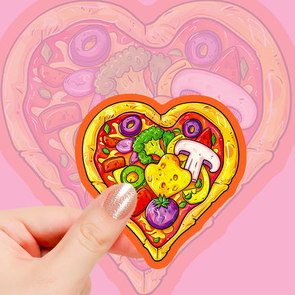56/112PCS Rainbow Heart Art Stickers, Cute Gift Decals for Notebook Diary Album Phone Suitcase Helmet Decor