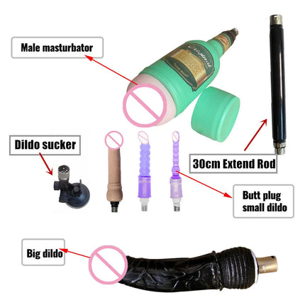 Powerful Vibrator Automatic Telescopic Sex Machine With Dildo Attachments Female Vagina Anal Masturbation Sex Toys For Women Men