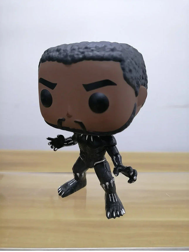 Vinyl Figurine Marvesls Avengersels Heroes Black Panther Collections Action Figure Ornaments Children Birthday Gifts