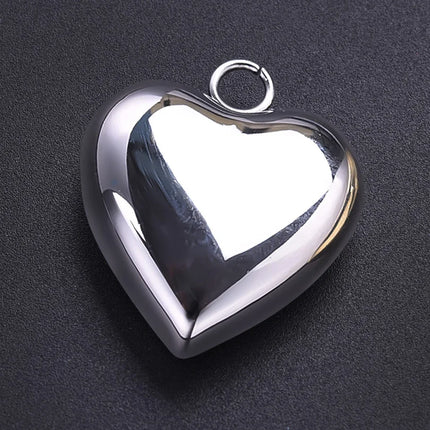 Elegant Love Breloques Stainless Steel Pendants For Jewelry Making Bulk Heart Charm Pendant 5pcs/Lot Materials To Make Bracelets
